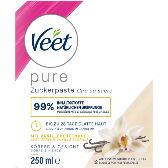 Veet PURE Zuckerpaste Paste Vanille, 250ml